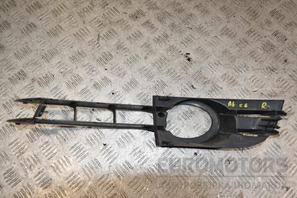 Накладка бампера під ВТФ права Audi A6 (C6) 2004-2011 4F0807682 385892 - 2
