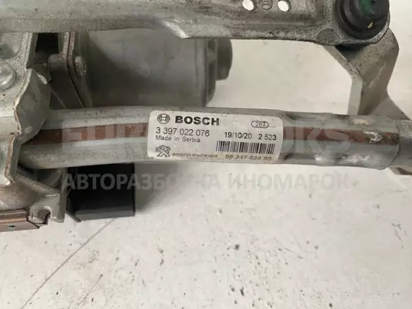 Електродвигун склоочисника переднього скла Citroen C5 Aircross 1.5hdi (euro-6) 2017 3397022076 it-11676 Дизель - 4