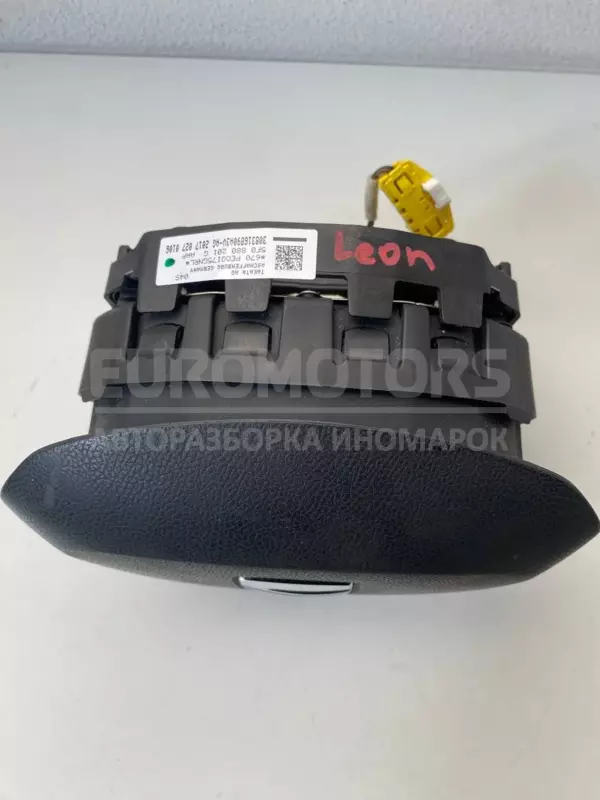 Подушка безпеки рульового керування Seat Leon 2.0tdi 2013 5F0880201G it-11995 Дизель - 2