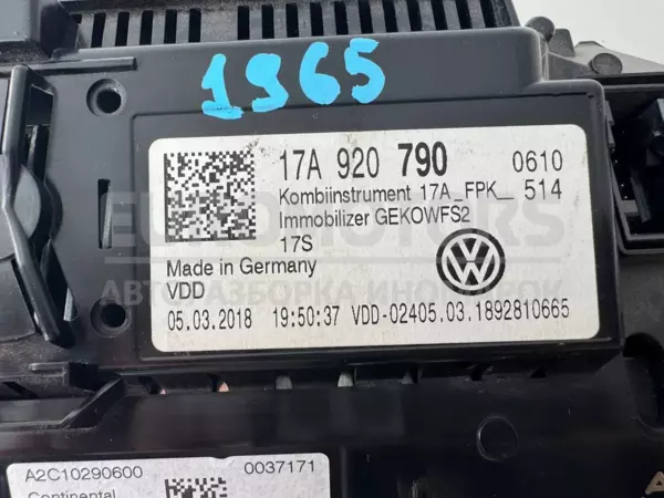 Цифровая приборная панель VW T-ROC 1.5 TSI 2017 17A920790 it-12186 Бензин - 4
