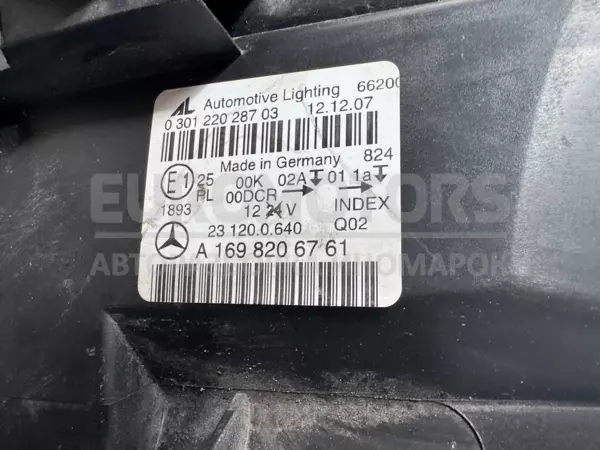 Левая ксеноновая фара Mercedes B-class 1.7 8V (W245) 2005-2011 A1698206761 it-12193 Бензин - 4