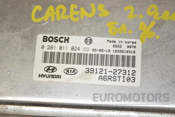 Блок керування двигуном Kia Carens 2.0crdi 2002-2006 0281011024 386827 - 2
