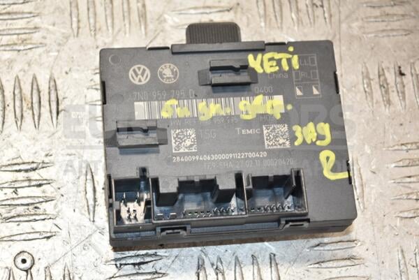 Блок управления двери задней правой Skoda Yeti 2009 7N0959795D 387078 euromotors.com.ua