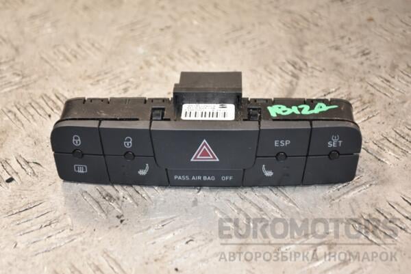 Блок кнопок аварійка Seat Ibiza 2008-2017 6J0927137AB 387337 euromotors.com.ua