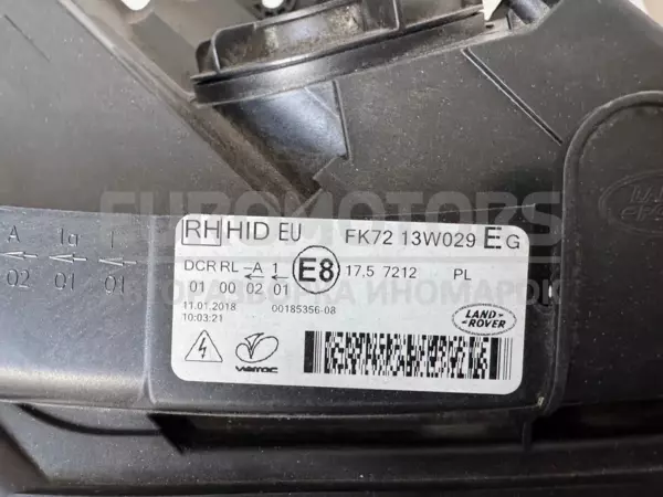 Права фара БІКСЕНОНОВА Land Rover Discovery Sport 2.0d 2014-2019 FK72-13W029EG it-12219 Дизель - 7
