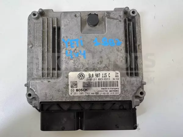 Блок керування двигуном Skoda Yeti 1.8TSI 2009 5L0907115C it-12236 Бензин - 1