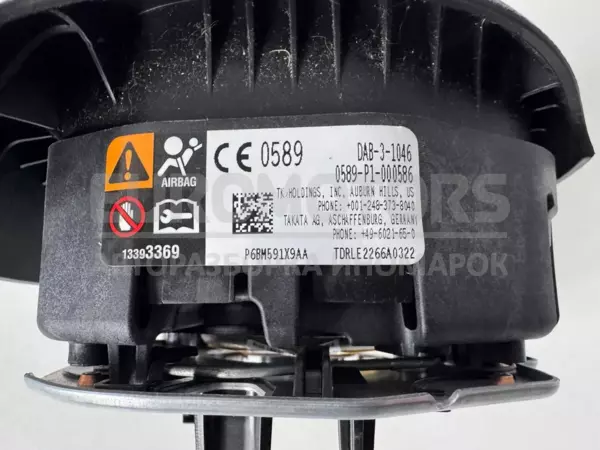 Подушка безопасности водителя на рулевом колесе Jeep Grand Cherokee 3.0crd 2010 P6BM591X9AA it-12260 Дизель - 3