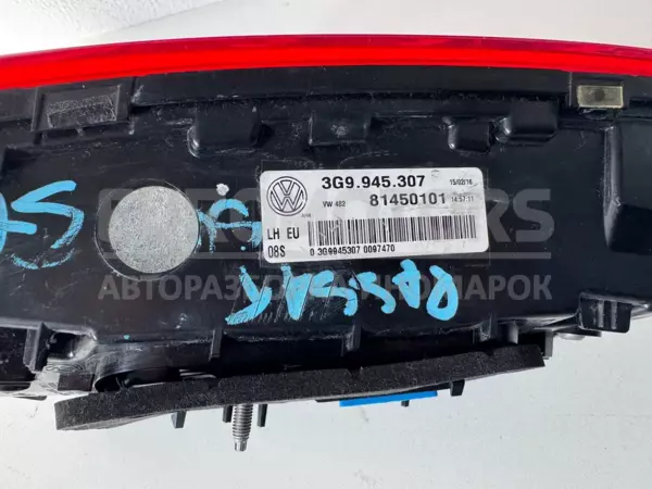 Ліва внутрішня фара VW Passat 2.0tdi (B8) 2015 3G9945307 it-12270 Дизель - 3