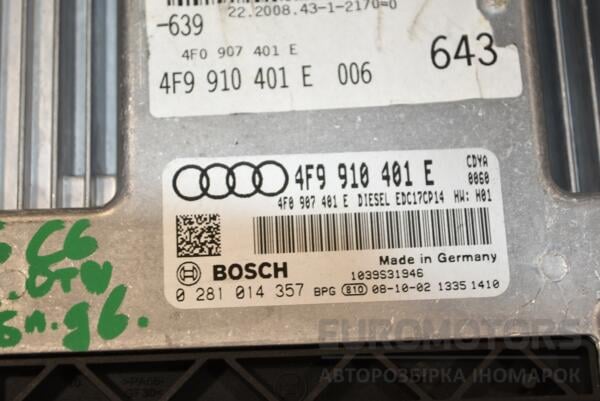 Блок керування двигуном Audi A6 3.0tdi (C6) 2004-2011 4F9910401E 387486 - 2