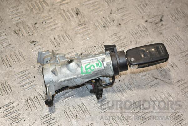 Замок зажигания в сборе ключ Seat Leon 2006-2013 1K0905851B 387800 euromotors.com.ua