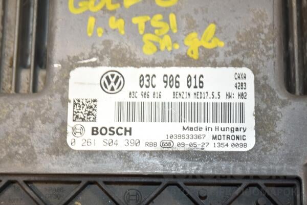 Блок керування двигуном VW Golf 1.4 16V TSI (VI) 2008-2013 03C906016 388217 - 2