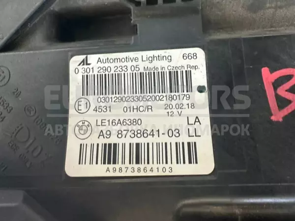 Левая светодиодная фара BMW 2 2.0tdi (F45) 2014-2021 8738641-03 it-12400 Дизель - 6