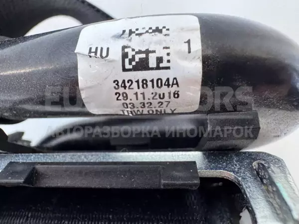 Передній правий ремінь безпеки Fiat 500X 1368 2014 34179170C it-12494 Бензин - 3