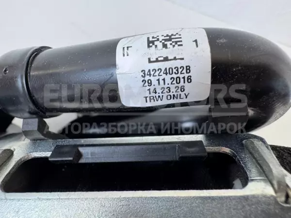 Задний левый ремень безопасности Fiat 500X 1368 2014 34223425B it-12495 Бензин - 2