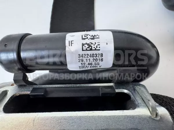 Задній правий ремінь безпеки Fiat 500X 1368 2014 34223426b it-12497 Бензин - 3