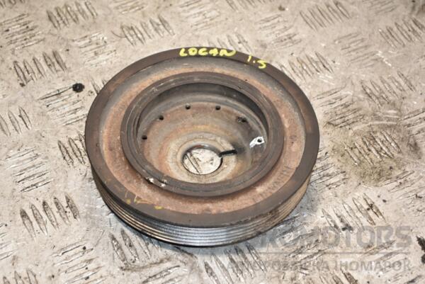 Шків коленвала демпферний 6 потічків Renault Logan 1.5dCi 2005-2014 123030453R 389515 euromotors.com.ua