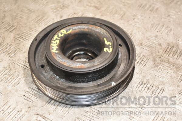 Шкив коленвала демпферный 6 ручейков Renault Master 2.5dci 1998-2010 8200207437 389613 euromotors.com.ua