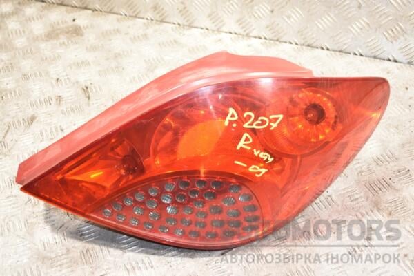Фонарь правый хетчбек -09 (дефект) Peugeot 207 2006-2013 9649986580 389936 euromotors.com.ua