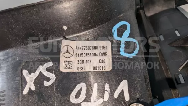 Зовнішня ручка лівих задніх дверей Mercedes Vito 2.2cdi (Bi-Turbo) (W447) 2014 A4477607600 it-12756 Дизель - 3