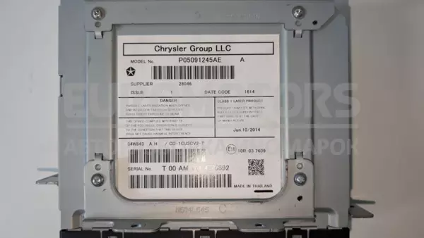 CD/DVD-плеер Jeep Grand Cherokee 3.0crd 2010 P05091245AE it-12779 Дизель - 4
