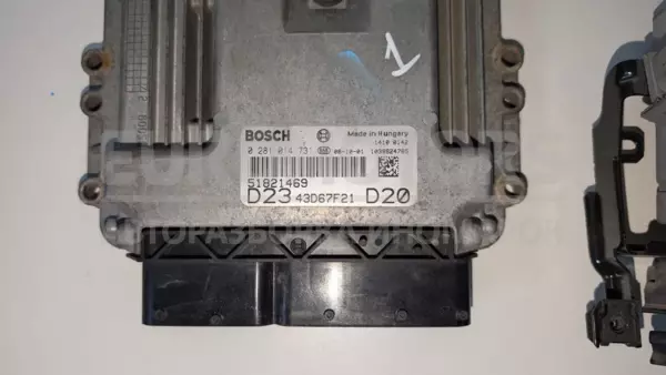 Блок керування двигуном (повний комплект запалювання) Fiat Ducato 2.3mjet 2006-2014 0281014731 it-12811 Дизель - 2