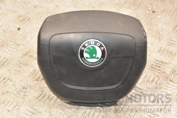 Подушка безопасности руль Airbag Skoda Fabia 2007-2014 5J0880201H 390702 euromotors.com.ua