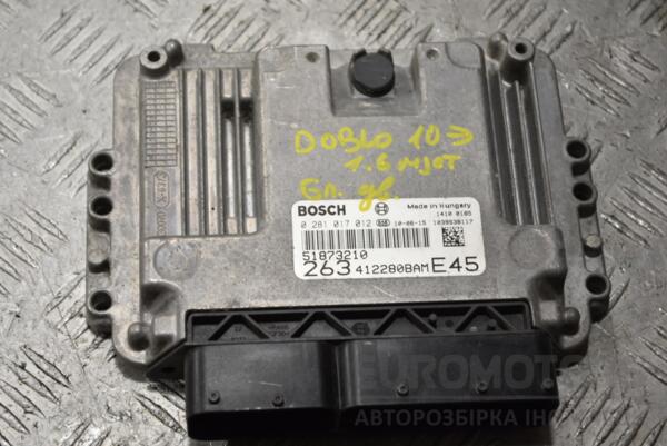 Блок управления двигателем Fiat Doblo 1.6MJet 2010 51873210 391891 euromotors.com.ua