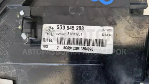Комплект заднього правого ліхтаря LED 12-16 VW Golf 1.2 16V TSI (VII) 2012-2020 5G0945308F it-12912 Бензин - 4