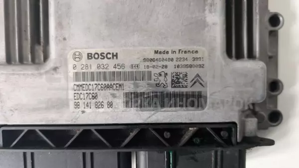 Блок управления двигателем Peugeot 2008 1.6hdi 2013-2019 0281032456 it-12865 Дизель - 2