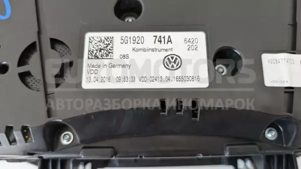 Панель приборов VW Golf 2.0tdi (VII) 2012-2020 5G1920741A it-12994 Дизель - 3