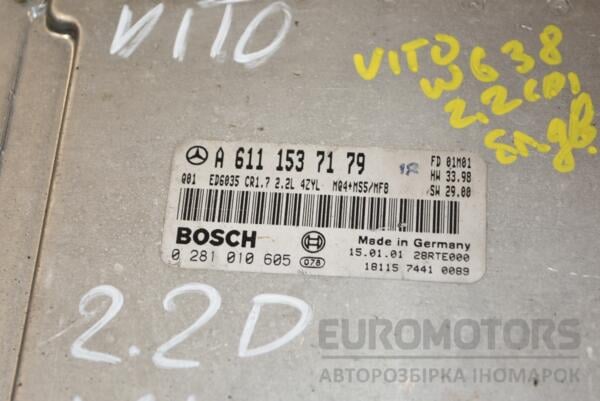 Блок управления двигателем Mercedes Vito 2.2cdi (W638) 1996-2003 A6111537179 392682 - 2
