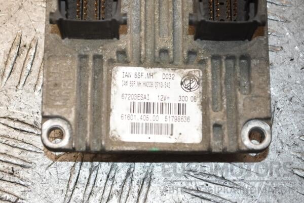 Блок управління двигуном комплект Fiat Doblo 1.4 8V 2000-2009 51798636 392696 - 2