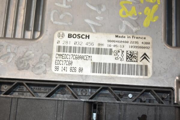 Блок керування двигуном Peugeot 2008 1.6hdi 2013-2019 0281032456 392724 - 2