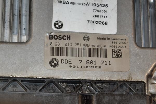 Блок управления двигателем BMW X3 2.0tdi (E83) 2004-2010 7801711 393190 - 2
