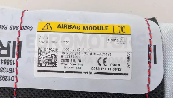 Подушка безпеки переднього правого сидіння Ford Kuga 2.0L Duratorq-TDCi 2012-2019 D12921500 it-13023 Дизель - 2