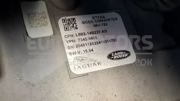 Дизель/Гібридний акумулятор MHEV у зборі Land Rover Evoque 2.0d 2018 K8D2-14B227-AJ it-13044 Дизель - 4