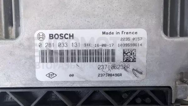 Блок управления двигателем Renault Espace 1.6 DCI (V) 2015-2019 237106230R it-13055 Дизель - 2