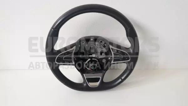 Кожаный руль Renault Espace 1.6 DCI (V) 2015-2019 484000726R it-13074 Дизель euromotors.com.ua