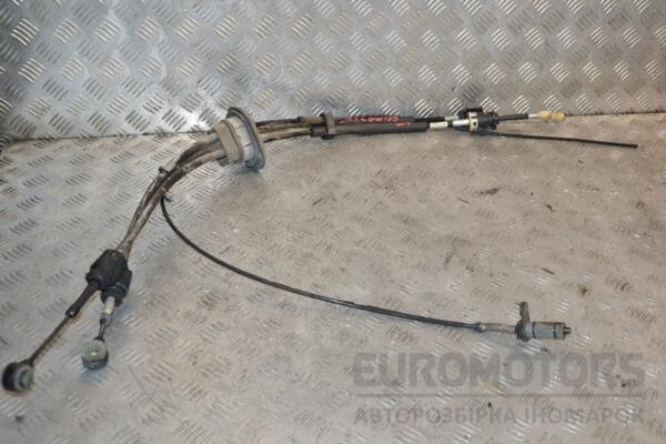 Трос перемикання передач КПП комплект 6ступ Fiat Scudo 2.0Mjet 2007-2016 1401177180 393670 euromotors.com.ua