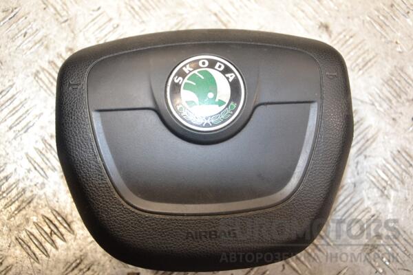 Подушка безопасности руль Airbag Skoda Fabia 2007-2014 5J0880201K 393671 euromotors.com.ua