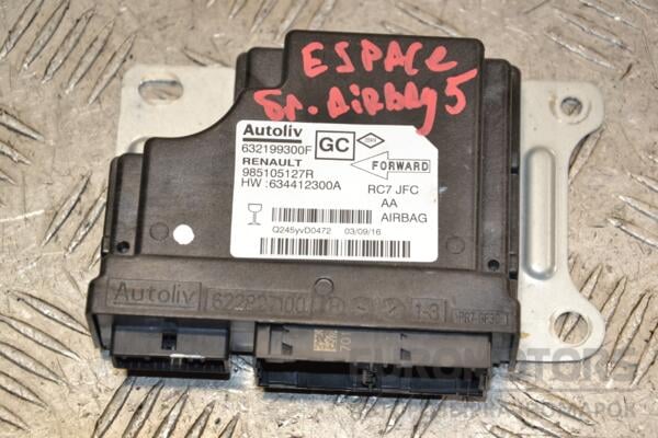 Блок управління AIRBAG Renault Espace (V) 2015-2019 985105127R 395104 euromotors.com.ua