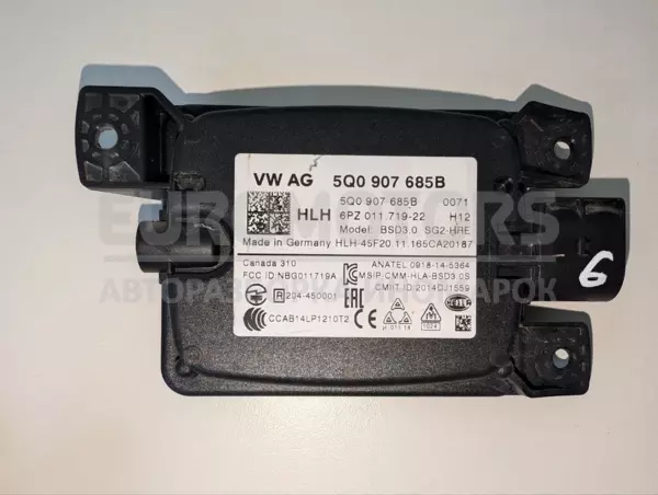 Радарный датчик Seat Leon 2.0 TDI 2020 5Q0907686B it-13241 Дизель euromotors.com.ua