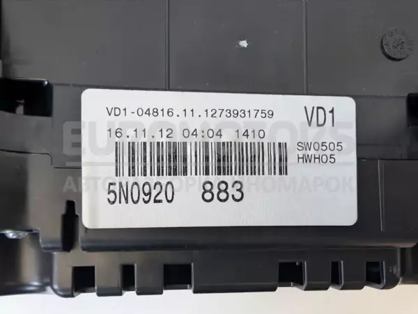 Панель приборов VW Tiguan 2.0 TFSI 2007-2016 5N0920883 it-13267 Бензин - 2