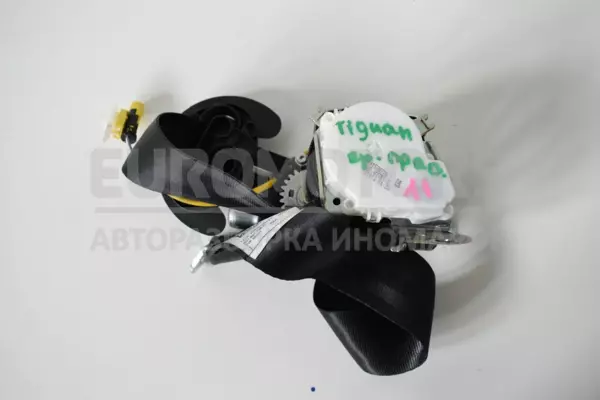 Передний правый ремень безопасности VW Tiguan 2.0 TFSI 2007-2016 5N1857706H it-13287 Бензин euromotors.com.ua