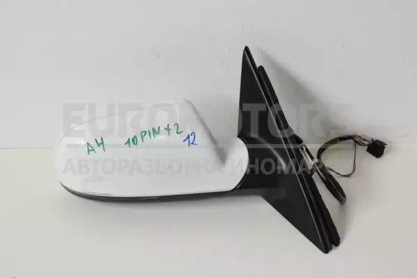 Правое зеркало 10 + 2 PIN Audi A4 2.0tdi (B8) 2007-2015 it-13322 Дизель euromotors.com.ua
