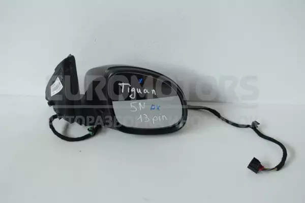 Правое зеркало 13 PIN VW Tiguan 2.0 TFSI 2007-2016 5N1857502BE it-13416 Бензин euromotors.com.ua