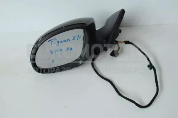 Левое зеркало 13 PIN VW Tiguan 2.0 TFSI 2007-2016 5N1857501AH it-13423 Бензин euromotors.com.ua