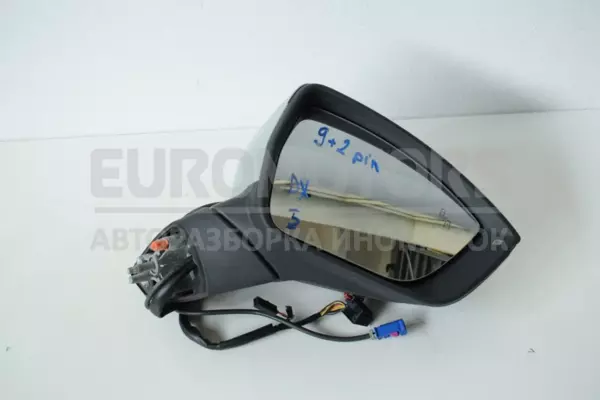 Правое зеркало 9 PIN + 2 + Видео Seat Ateca 2.0 TDI 2016 576857508CF it-13426 Дизель euromotors.com.ua