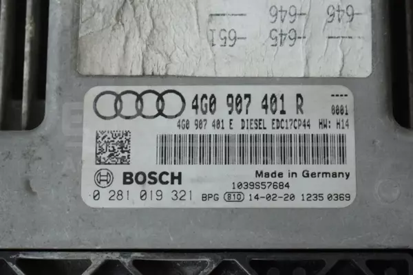 Блок управления двигателем Audi A6 3.0tdi (C7) 2011 4G0907401R it-13436 Дизель - 2