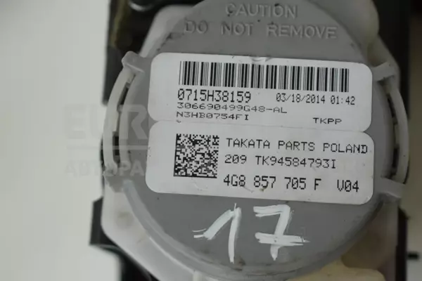 Передній лівий ремінь безпеки Audi A6 3.0tdi (C7) 2011 4G8857705F it-13452 Дизель - 3